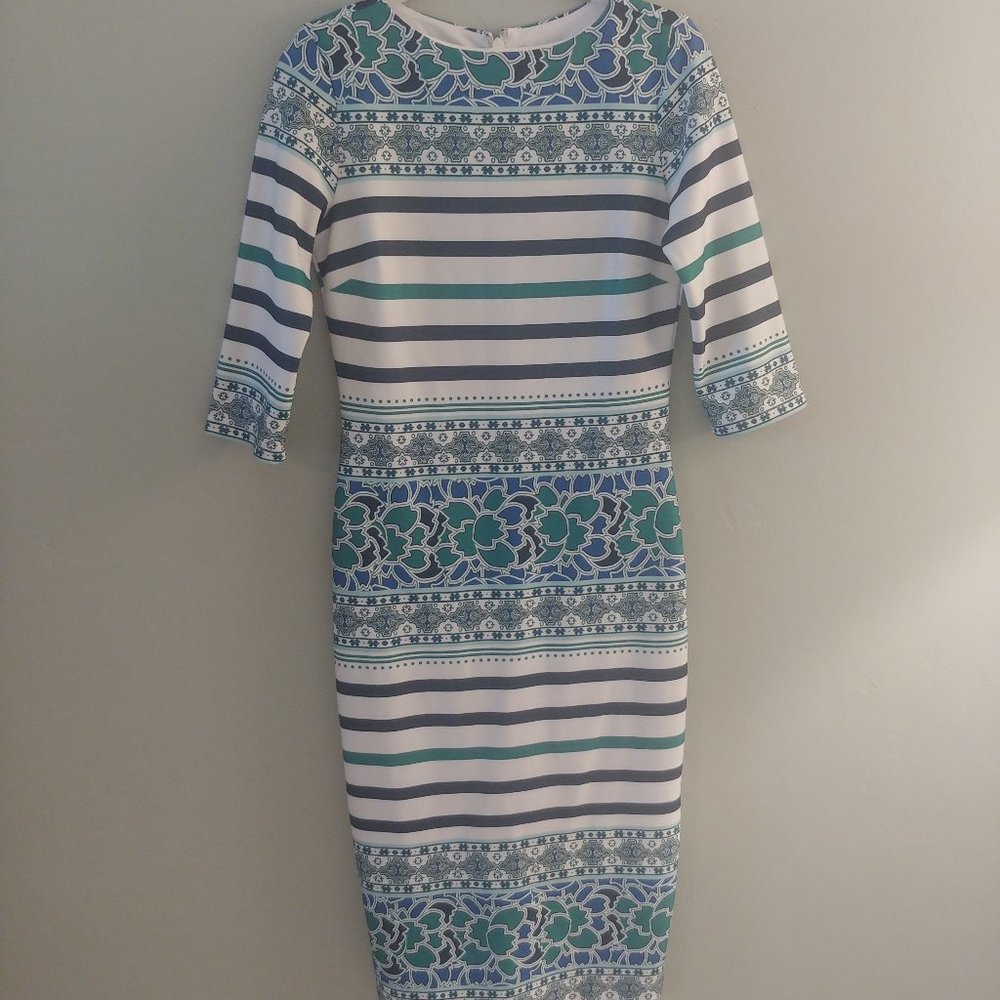 Eva Mendes fitted dress